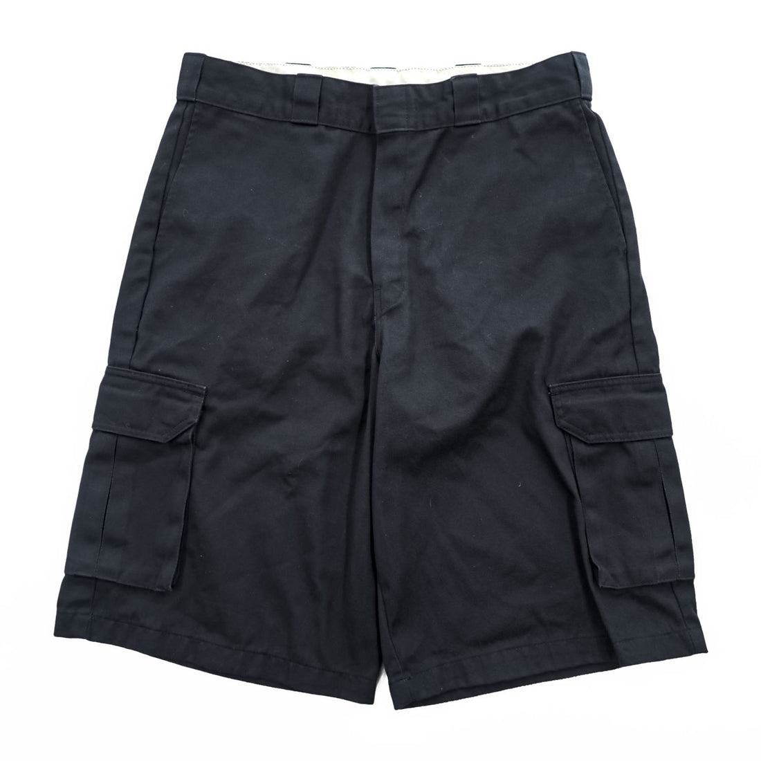 Dickies WR888K 13 Inch Loose Fit Cargo Work Shorts Black Men’s W36 Poly Cotton Made in Nicaragua