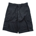 Dickies WR888K 13 Inch Loose Fit Cargo Work Shorts Black Men’s W36 Poly Cotton Made in Nicaragua