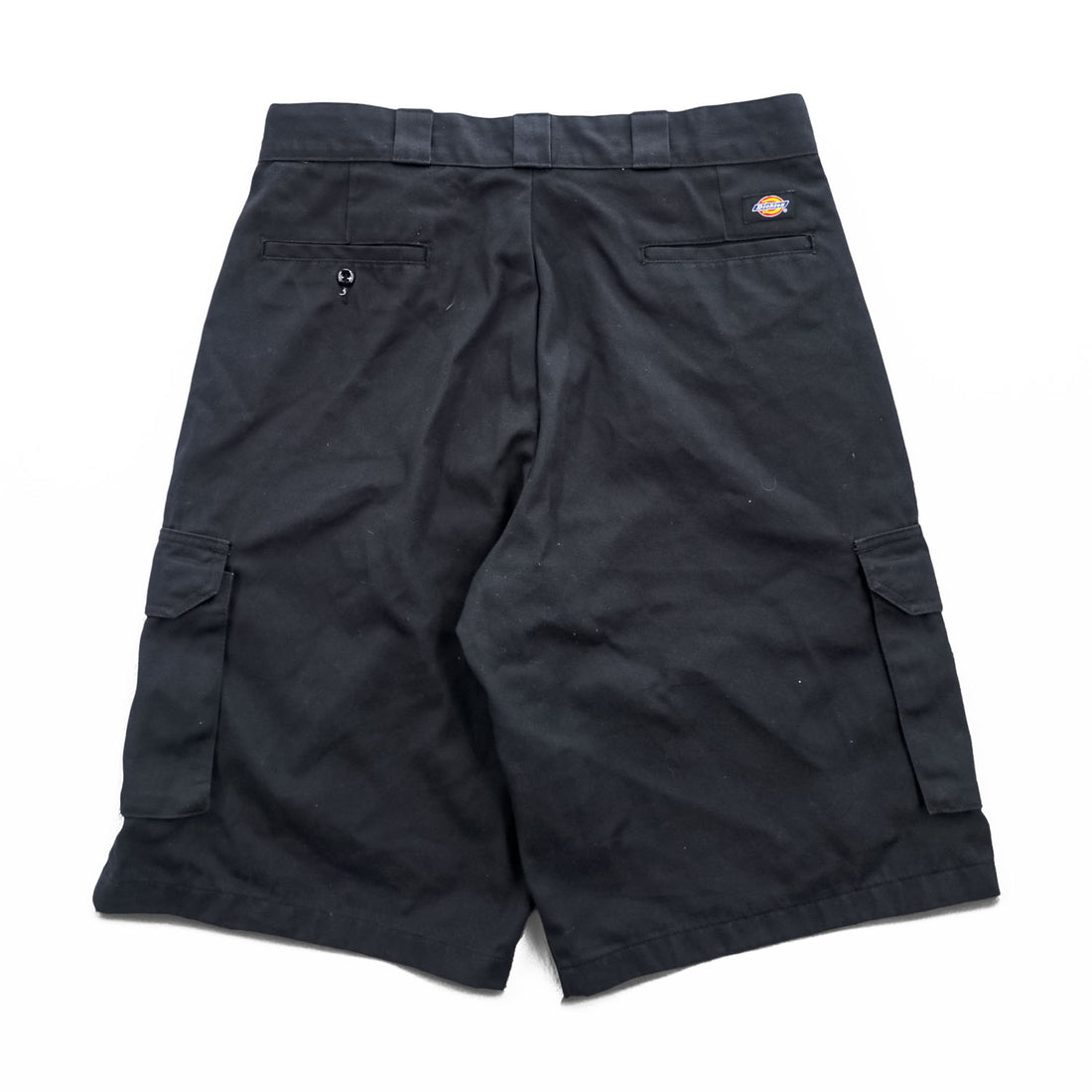 Dickies WR888K 13 Inch Loose Fit Cargo Work Shorts Black Men’s W36 Poly Cotton Made in Nicaragua