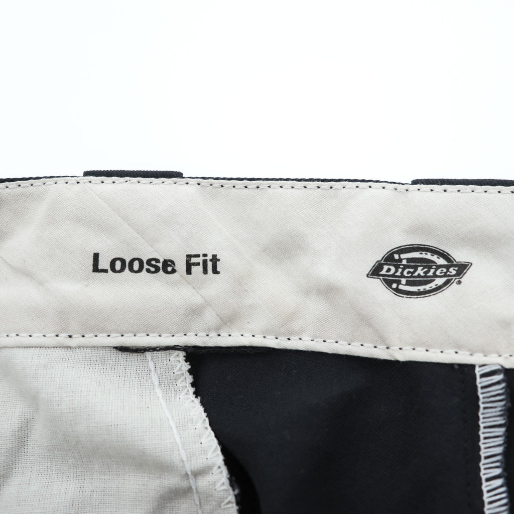 Dickies WR888K 13 Inch Loose Fit Cargo Work Shorts Black Men’s W36 Poly Cotton Made in Nicaragua