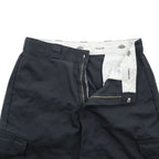 Dickies WR888K 13 Inch Loose Fit Cargo Work Shorts Black Men’s W36 Poly Cotton Made in Nicaragua