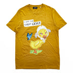 EGONLAB Yellow Goat T-Shirt French Made M Cotton