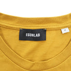 EGONLAB Yellow Goat T-Shirt French Made M Cotton