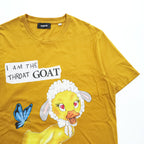 EGONLAB Yellow Goat T-Shirt French Made M Cotton