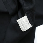 90s Vintage George Sueded Faux Suede Short Sleeve Work Shirt Black Polyester Men’s XL
