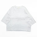 NEON SIGN Number 364 White Wide Room Pocket T-Shirt Oversized Cotton 100% Size F Japan Brand
