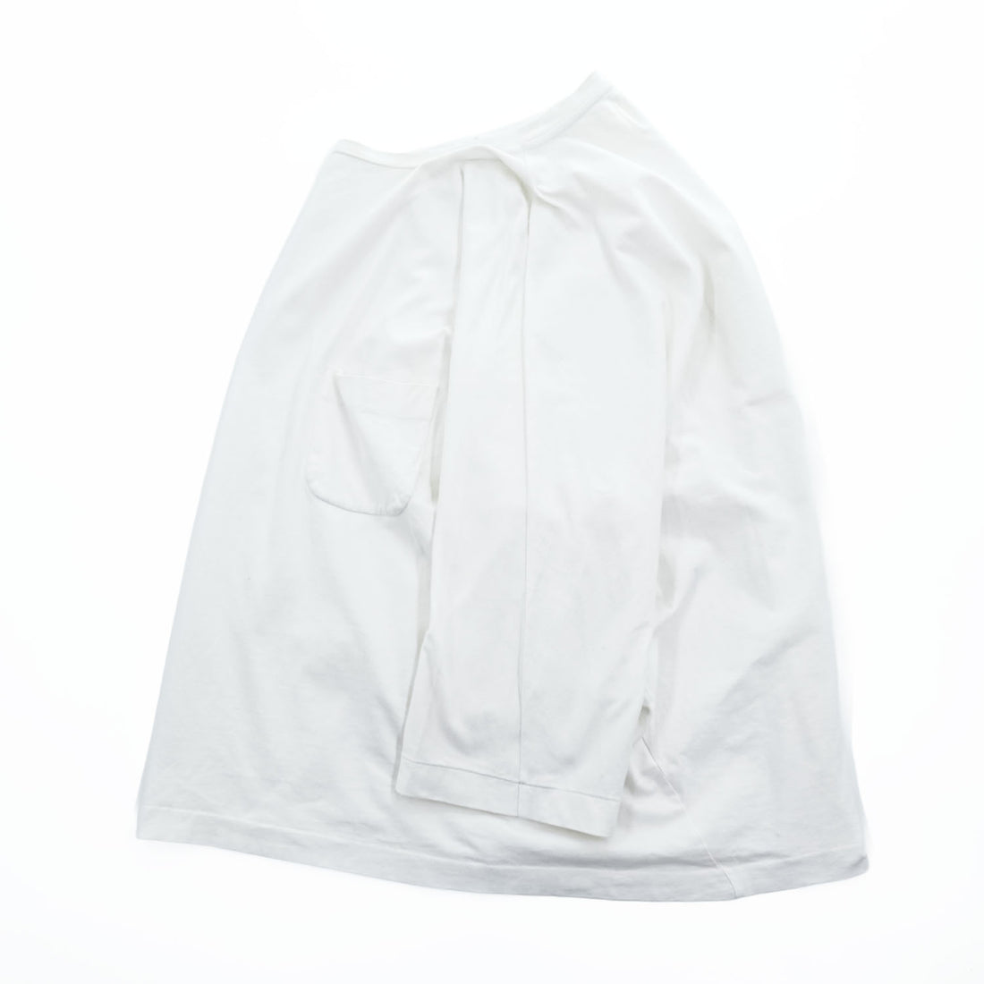 NEON SIGN Number 364 White Wide Room Pocket T-Shirt Oversized Cotton 100% Size F Japan Brand