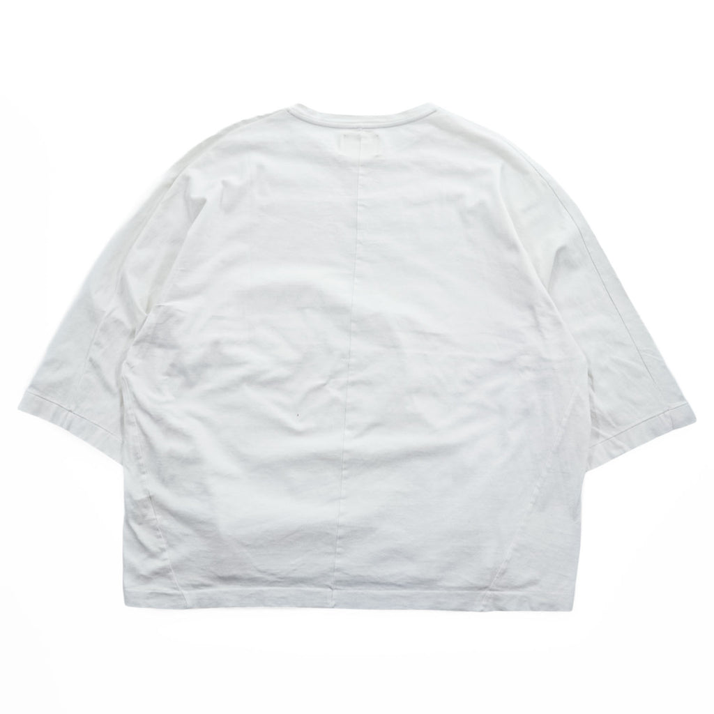NEON SIGN Number 364 White Wide Room Pocket T-Shirt Oversized Cotton 100% Size F Japan Brand
