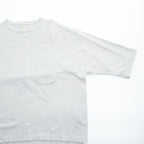 NEON SIGN Number 364 White Wide Room Pocket T-Shirt Oversized Cotton 100% Size F Japan Brand