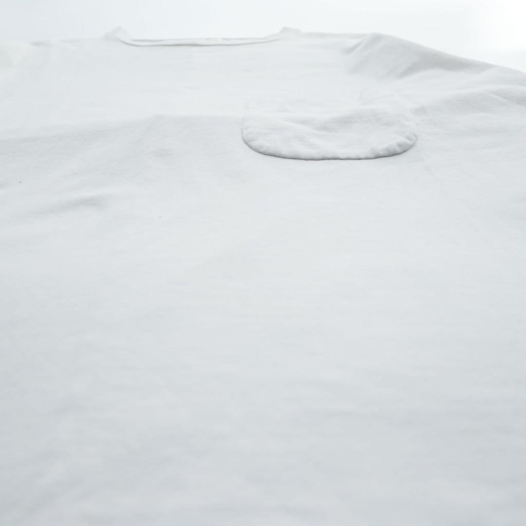 NEON SIGN Number 364 White Wide Room Pocket T-Shirt Oversized Cotton 100% Size F Japan Brand