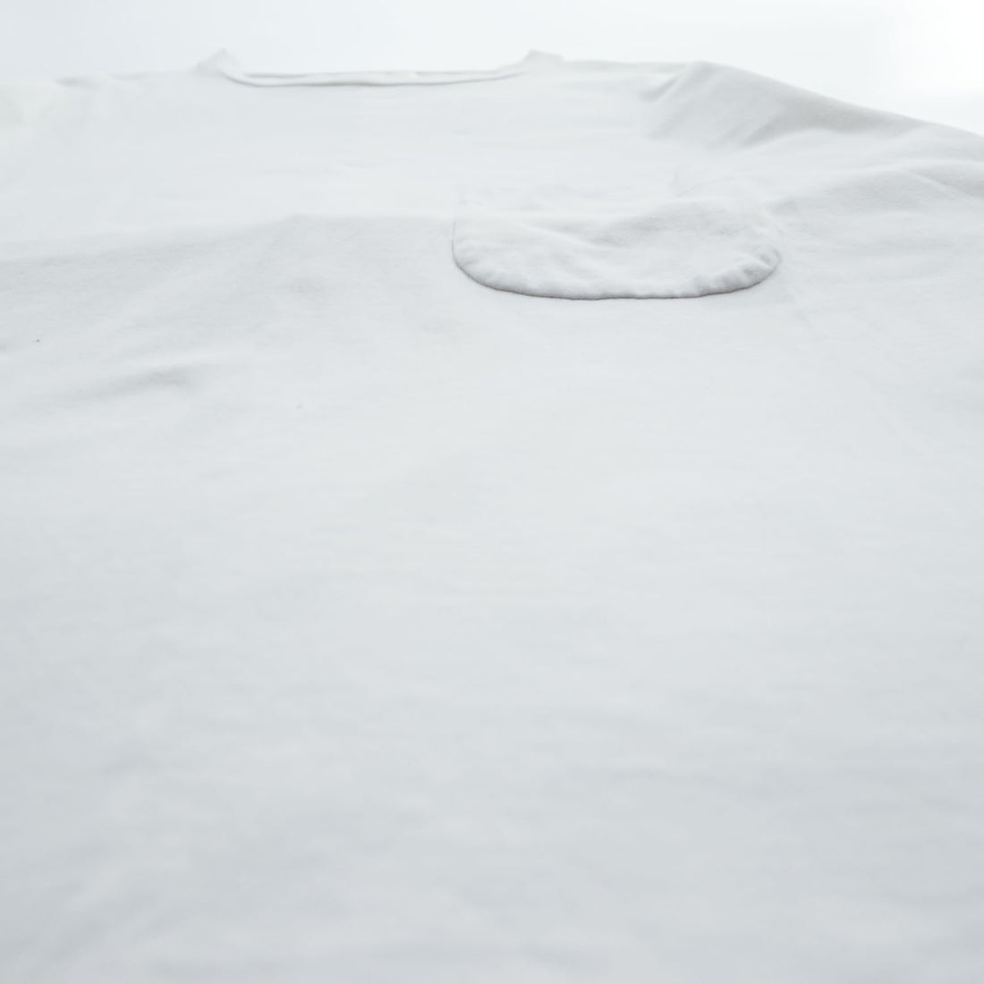 NEON SIGN Number 364 White Wide Room Pocket T-Shirt Oversized Cotton 100% Size F Japan Brand