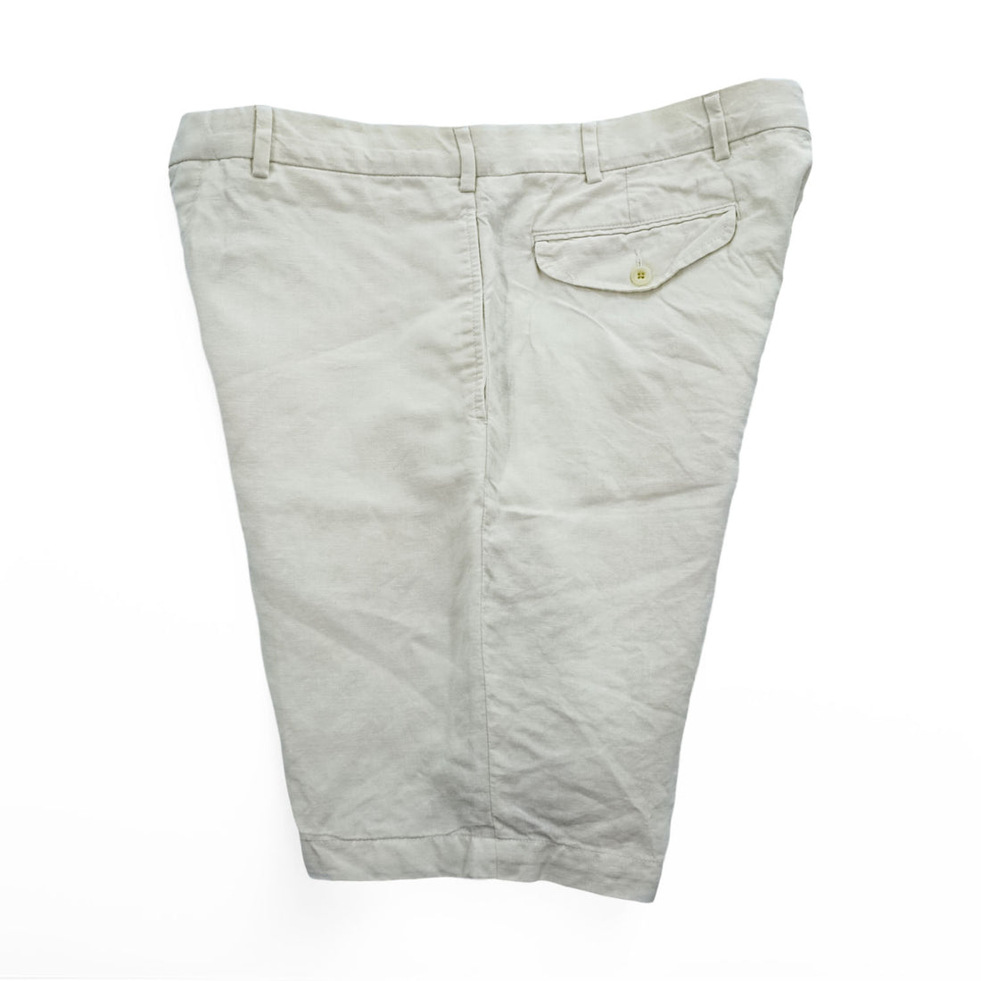Polo by Ralph Lauren Bradbury Fit 100% Linen Shorts Ivory Ecru Men’s W36 Made in Sri Lanka