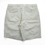 Polo by Ralph Lauren Bradbury Fit 100% Linen Shorts Ivory Ecru Men’s W36 Made in Sri Lanka