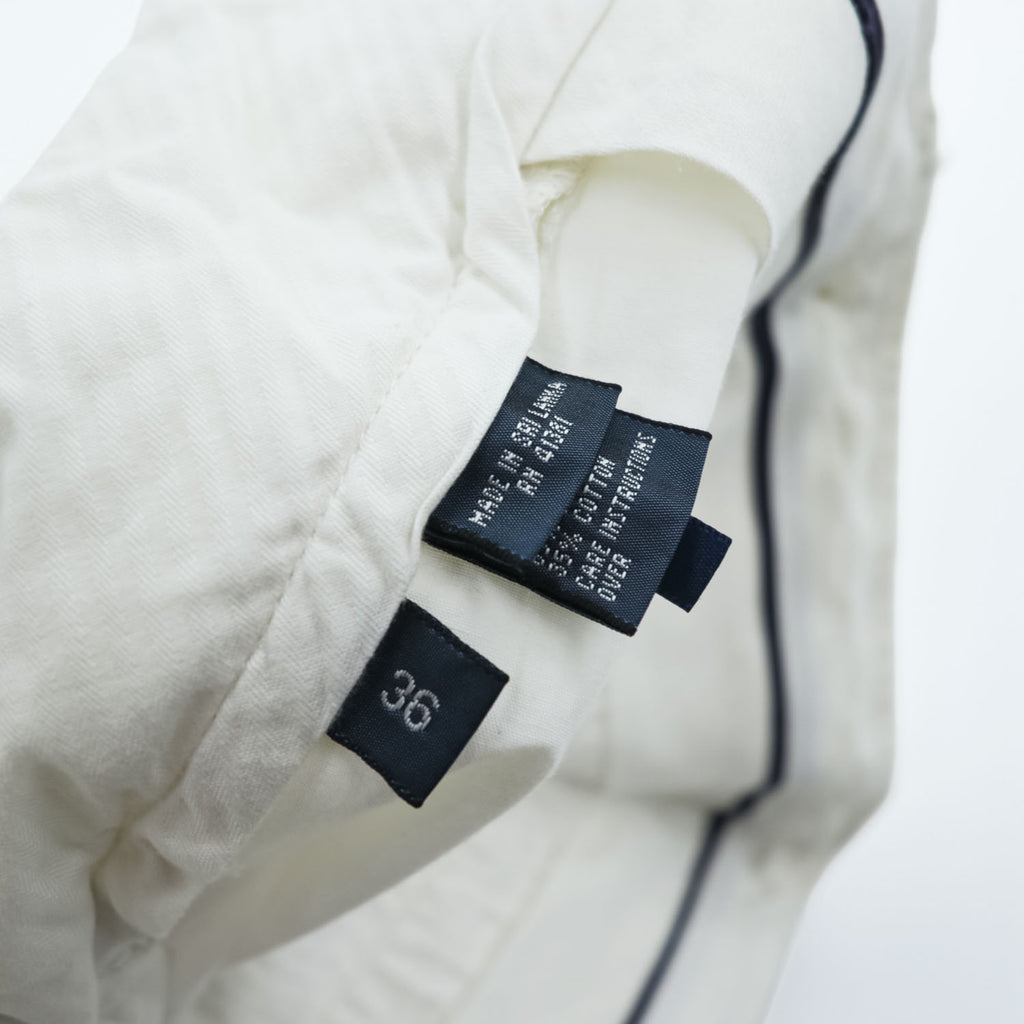 Polo by Ralph Lauren Bradbury Fit 100% Linen Shorts Ivory Ecru Men’s W36 Made in Sri Lanka