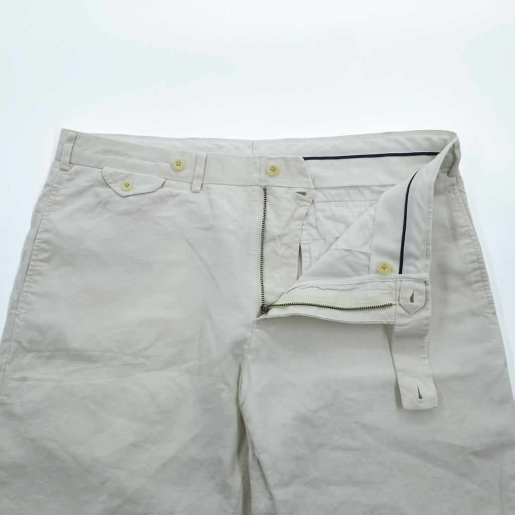 Polo by Ralph Lauren Bradbury Fit 100% Linen Shorts Ivory Ecru Men’s W36 Made in Sri Lanka