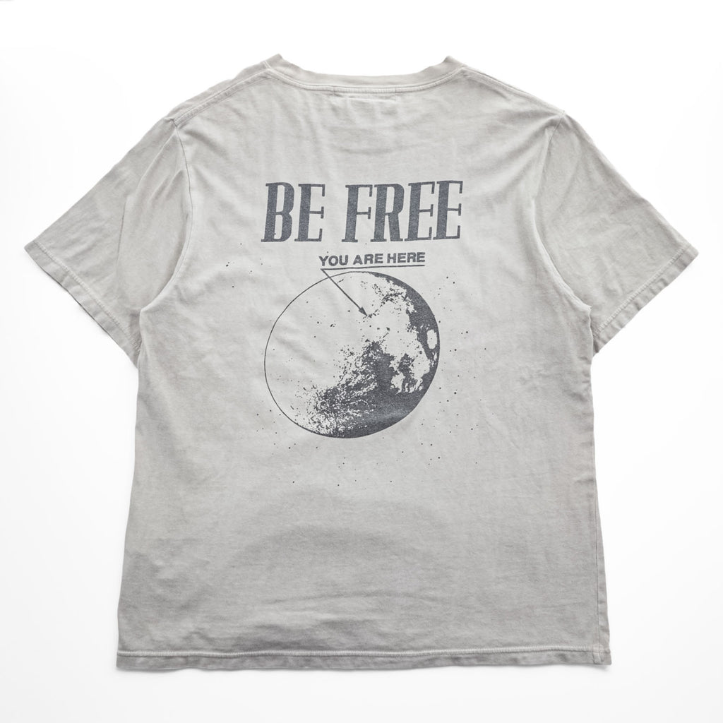REMI RELIEF Japan Made T-Shirt M Beige Vintage Finish HARD SP Process 20/Jersey Regular T-Shirt (BE GOOD)