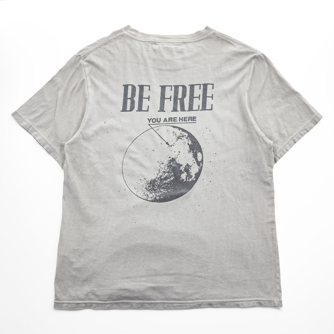 REMI RELIEF Japan Made T-Shirt M Beige Vintage Finish HARD SP Process 20/Jersey Regular T-Shirt (BE GOOD)