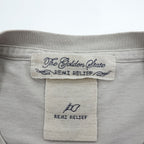 REMI RELIEF Japan Made T-Shirt M Beige Vintage Finish HARD SP Process 20/Jersey Regular T-Shirt (BE GOOD)