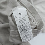 REMI RELIEF Japan Made T-Shirt M Beige Vintage Finish HARD SP Process 20/Jersey Regular T-Shirt (BE GOOD)