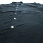 NAUTICA Short-Sleeve Shirt, Size L, Black, One-Point Logo, EASY CARE SILK BLEND