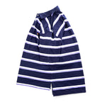 Polo Ralph Lauren 90s Vintage Polo Shirt, Size M, Navy, Striped, Small Pony Logo Embroidery, Golf Fit