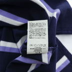 Polo Ralph Lauren 90s Vintage Polo Shirt, Size M, Navy, Striped, Small Pony Logo Embroidery, Golf Fit
