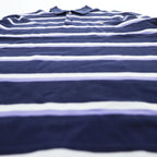 Polo Ralph Lauren 90s Vintage Polo Shirt, Size M, Navy, Striped, Small Pony Logo Embroidery, Golf Fit