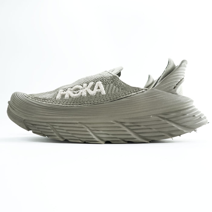 HOKA ONE ONE リストア TC Restore TC スリッポンシューズ スニーカー 27.5cm ベージュ グレー メッシュ EVAソール FL1123E