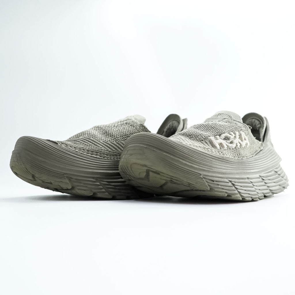 HOKA ONE ONE U RESTORE TC FL1123E Slip-On Shoes Sneakers US9.5 Beige, Gray