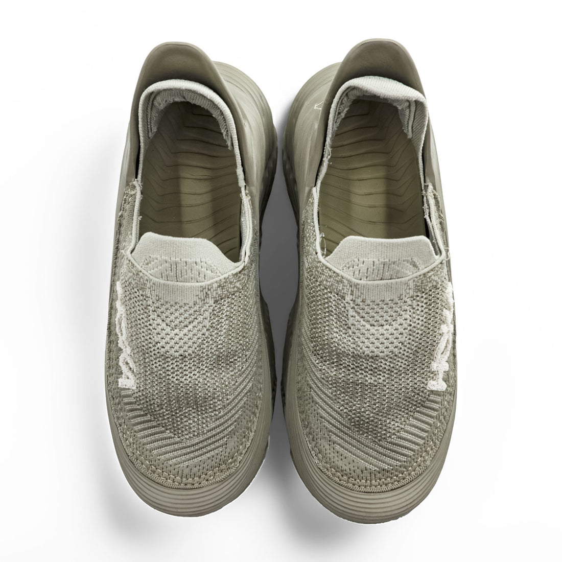 HOKA ONE ONE U RESTORE TC FL1123E Slip-On Shoes Sneakers US9.5 Beige, Gray