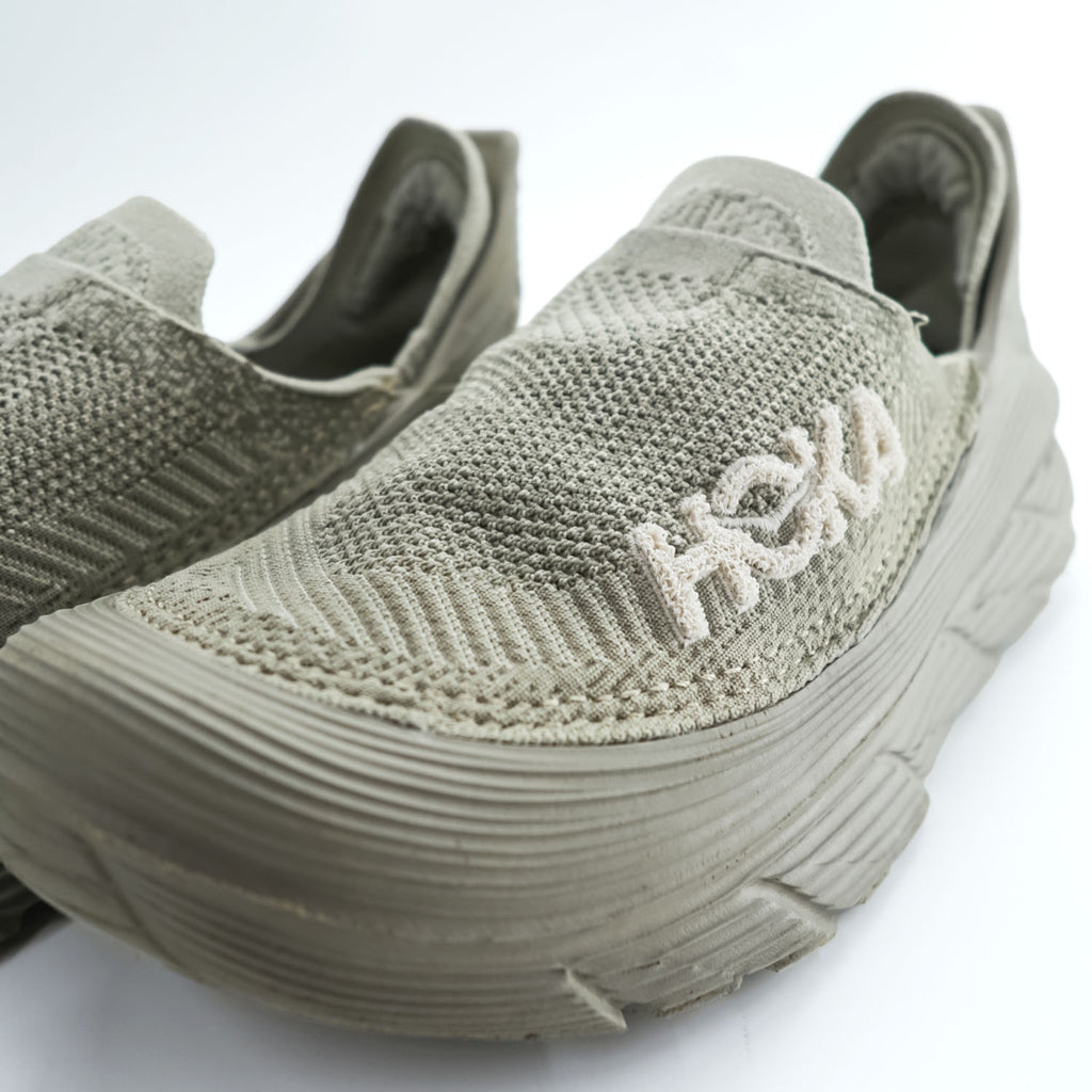 HOKA ONE ONE U RESTORE TC FL1123E Slip-On Shoes Sneakers US9.5 Beige, Gray
