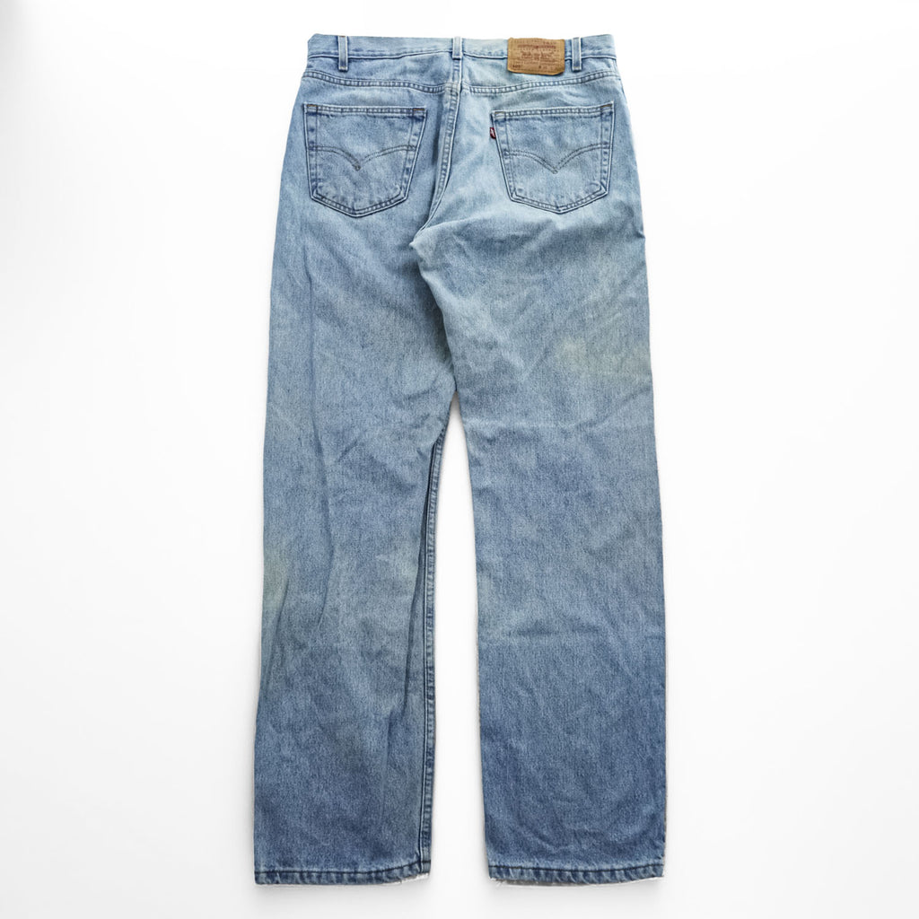Levi's 90年代 USA製 ヴィンテージ 505 デニムパンツ ジーンズ 36 x 32 ブルー REGULAR FIT ジッパーフライ 505-4834