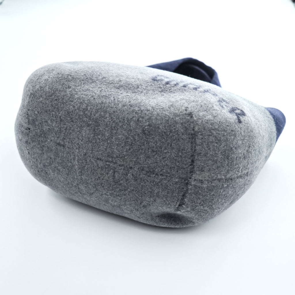 CAMPER メルトン ウール トートバッグ BLANKET TOTE BAG ネイビー グレー バイカラー