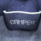 CAMPER メルトン ウール トートバッグ BLANKET TOTE BAG ネイビー グレー バイカラー