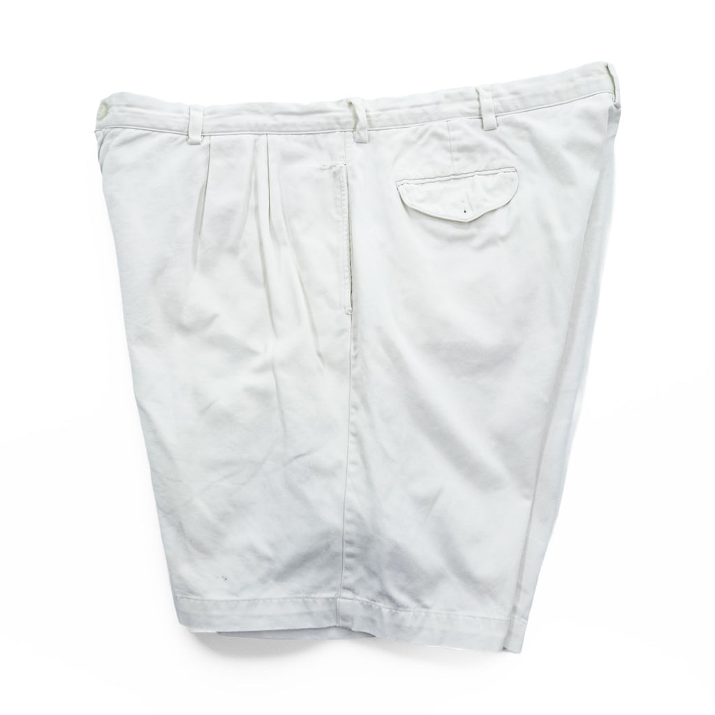 POLO GOLF Ralph Lauren 90年代 ショートパンツ ハーフパンツ XL ホワイト ビッグサイズ 2タック プリーツ CLASSIC GOLF SHORT