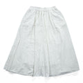 A New Day Women's Off White Ivory Elastic Waist A-Line Midi Maxi Skirt Size S Made in Vietnam