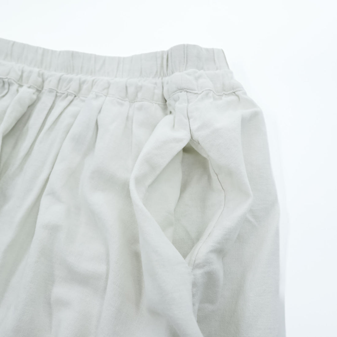 A New Day Women's Off White Ivory Elastic Waist A-Line Midi Maxi Skirt Size S Made in Vietnam