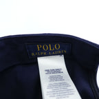 Polo Ralph Lauren ビッグポニー 刺繍 スナップバック キャップ ONE SIZE ネイビー