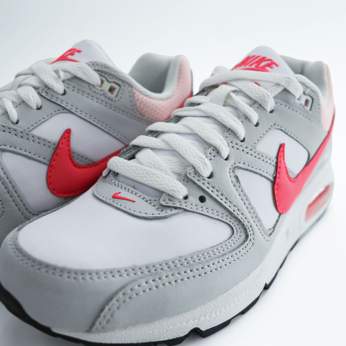 Nike Women’s Air Max Command White Wolf Grey Hyper Punch Sneakers US 8 25cm 397690-169