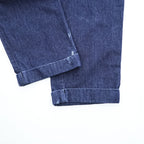 TOMMY HILFIGER 90年代 ヴィンテージ 2タック デニムスラックス パンツ W29 プリーツ ダブルカフス トラウザーズ テーパード