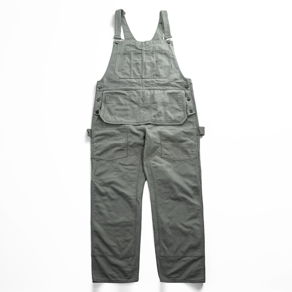 South2 West8 Overalls 11.5oz Cotton Canvas Gray Size L Made in Japan OT493 Nepenthes Workwear