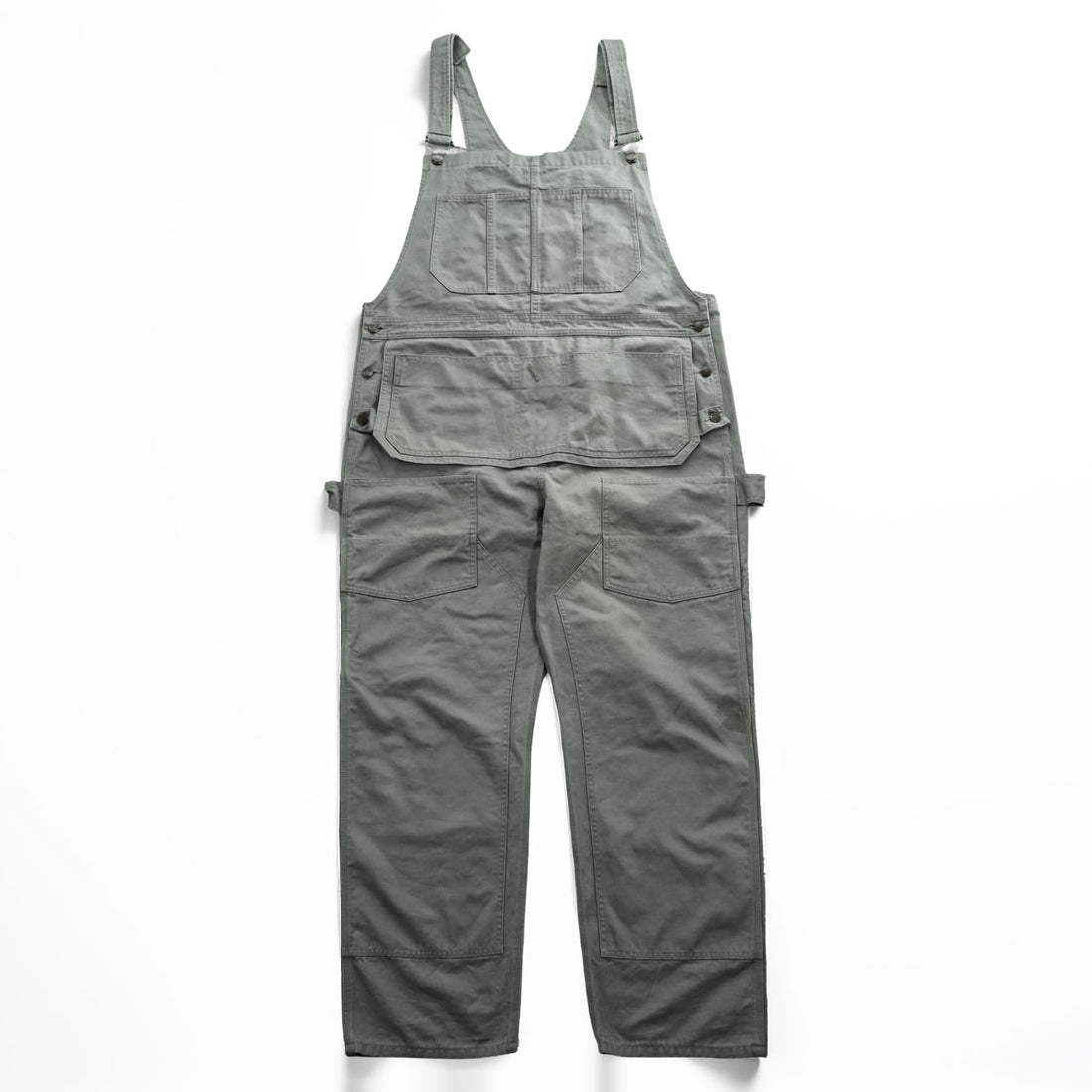 South2 West8 Overalls 11.5oz Cotton Canvas Gray Size L Made in Japan OT493 Nepenthes Workwear