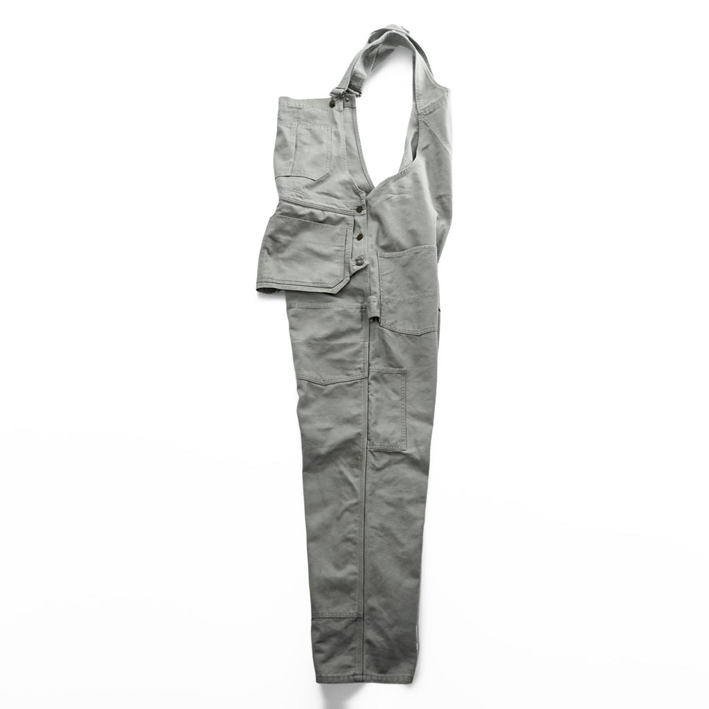 South2 West8 Overalls 11.5oz Cotton Canvas Gray Size L Made in Japan OT493 Nepenthes Workwear