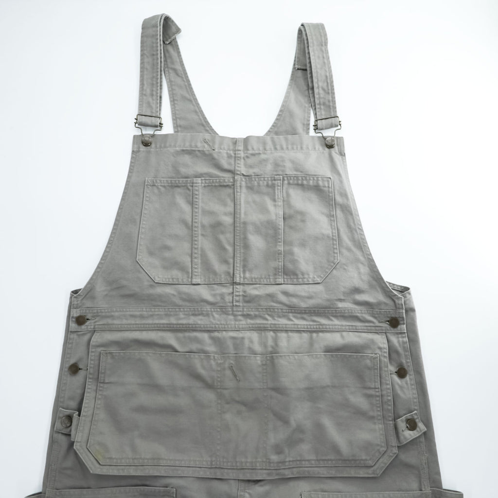 South2 West8 Overalls 11.5oz Cotton Canvas Gray Size L Made in Japan OT493 Nepenthes Workwear