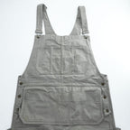 South2 West8 Overalls 11.5oz Cotton Canvas Gray Size L Made in Japan OT493 Nepenthes Workwear