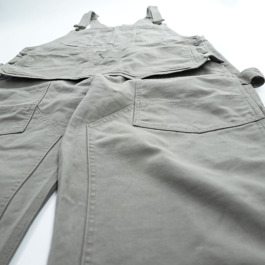 South2 West8 Overalls 11.5oz Cotton Canvas Gray Size L Made in Japan OT493 Nepenthes Workwear