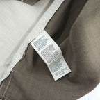 VAN HEUSEN STUDIO 00年代 ヴィンテージ 半袖 レーヨン シャツ L ベージュ ブラウン バイカラー