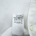 Polo Ralph Lauren 90年代 ヴィンテージ 長袖 シャツ S ホワイト スモールポニー ロゴ 刺繍 CUSTOM FIT ボタンダウン