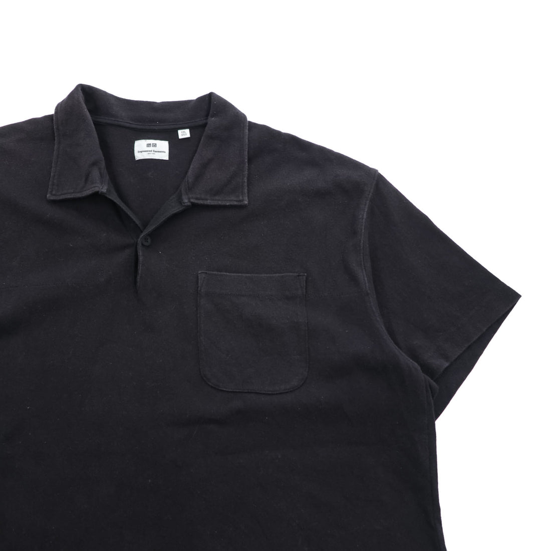 ENGINEERED GARMENTS × UNIQLO オーバーサイズ ポロシャツ XXL ブラック ビッグサイズ