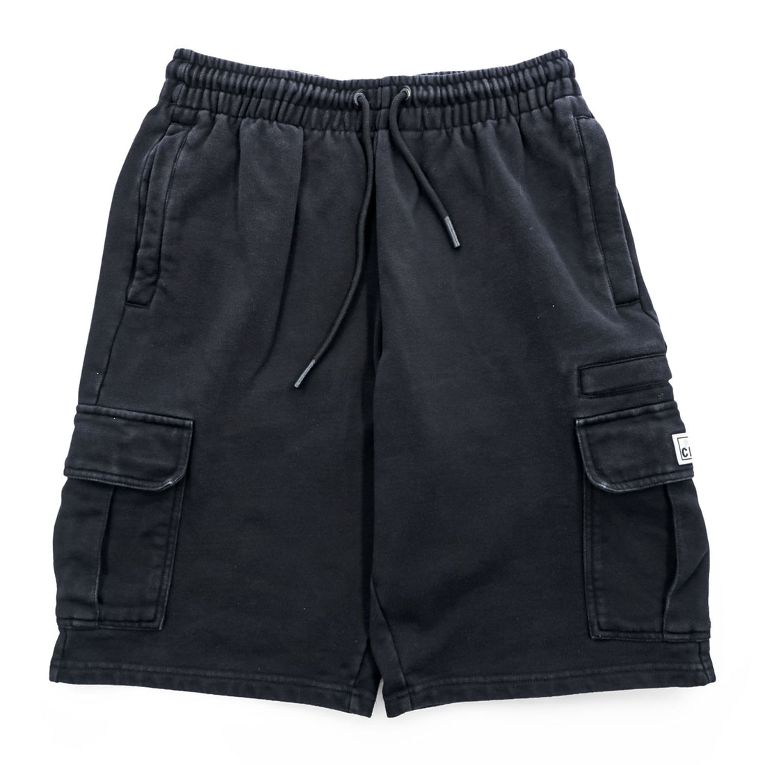 PRO CLUB ヘビーウェイト スウェットショーツ カーゴ ハーフパンツ L ブラック COMFORT ポケット
